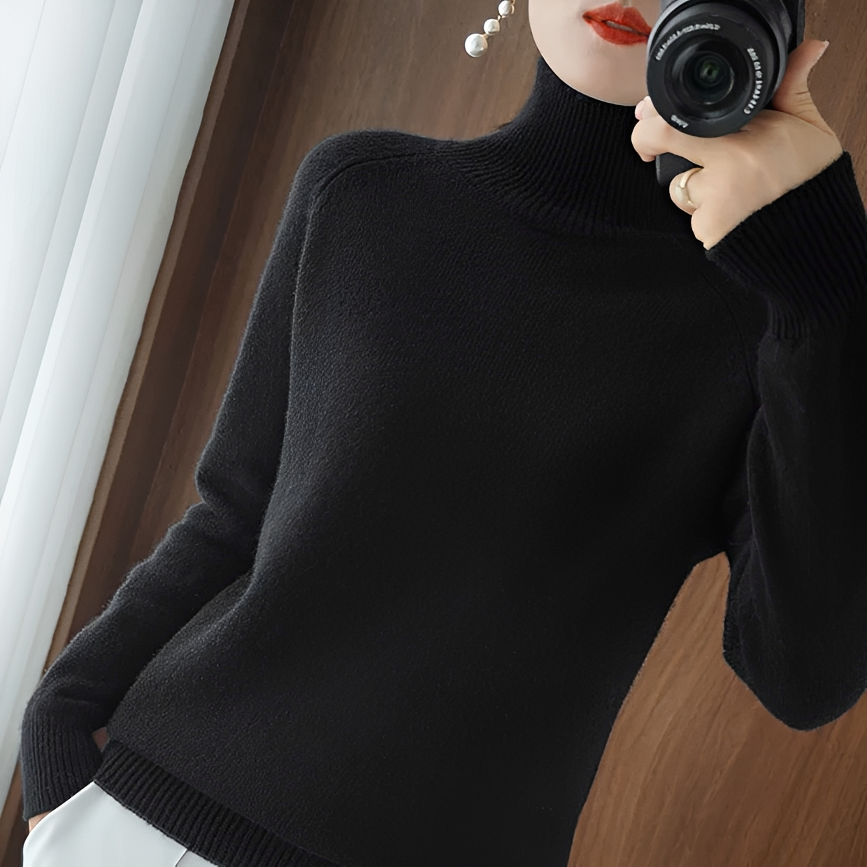 Silvana - Eleganter Rollkragenpullover