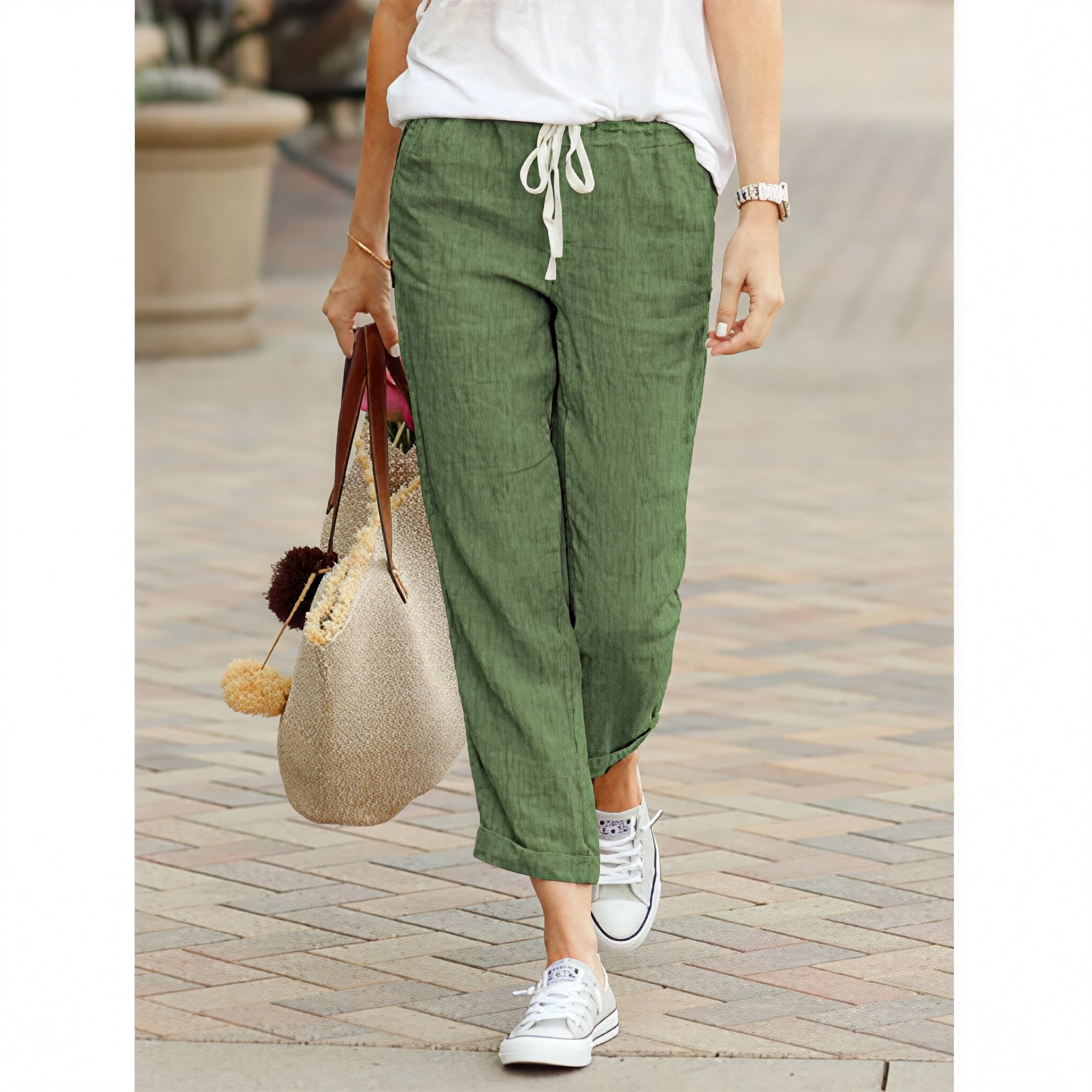 Avery - Freizeitpants mit Kordelzug