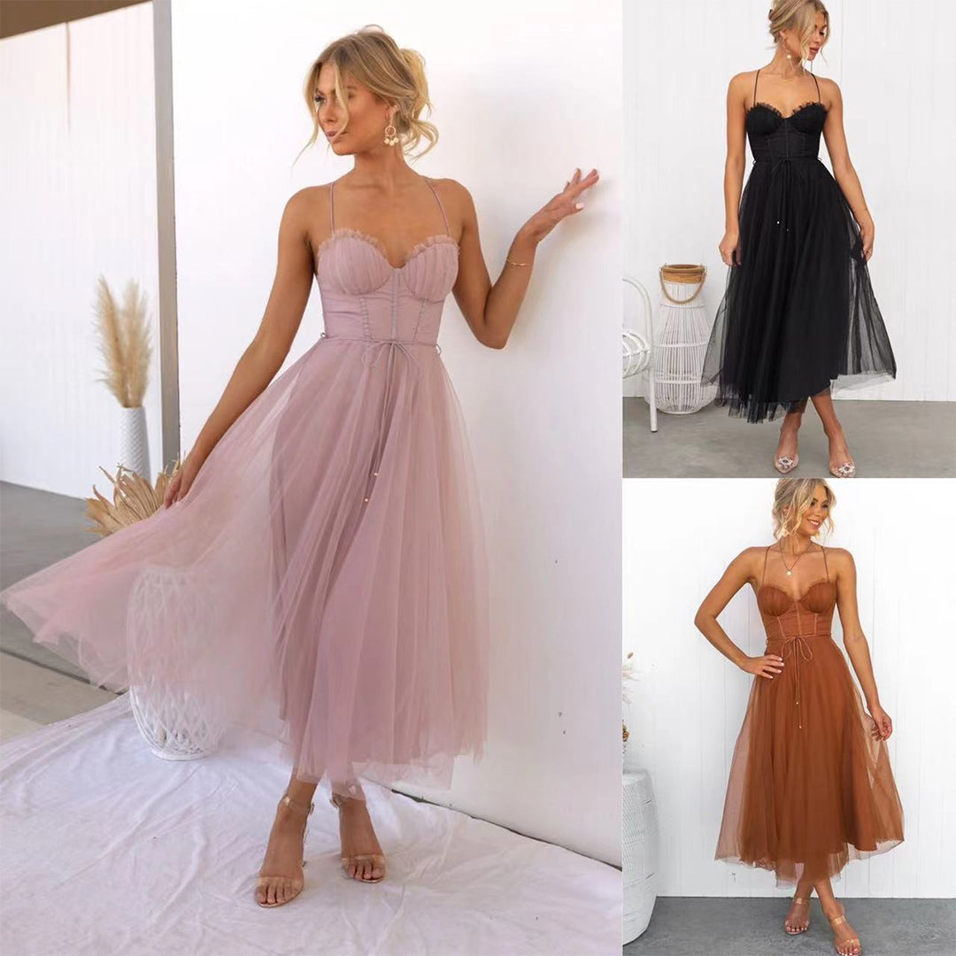 Franca - Modernes, fließendes Midikleid