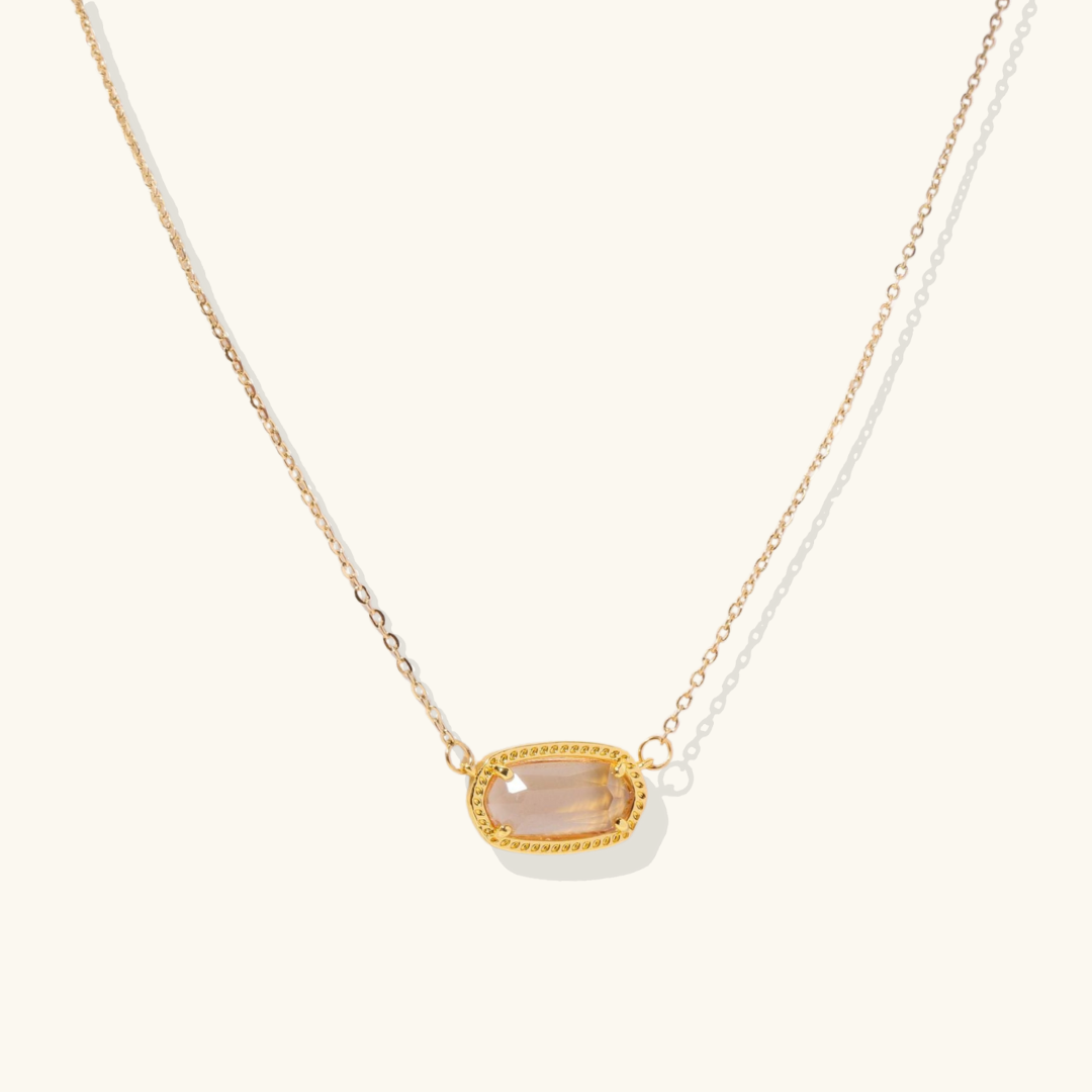 Viya – Elegante Geburtsstein-Halskette