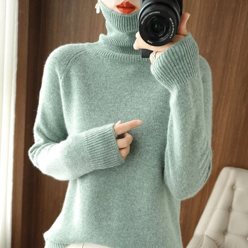 Jessel - Bequemer Damenrollkragenpullover