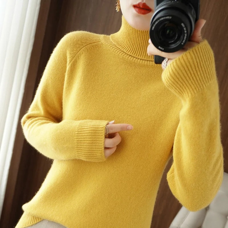 Jessel - Bequemer Damenrollkragenpullover