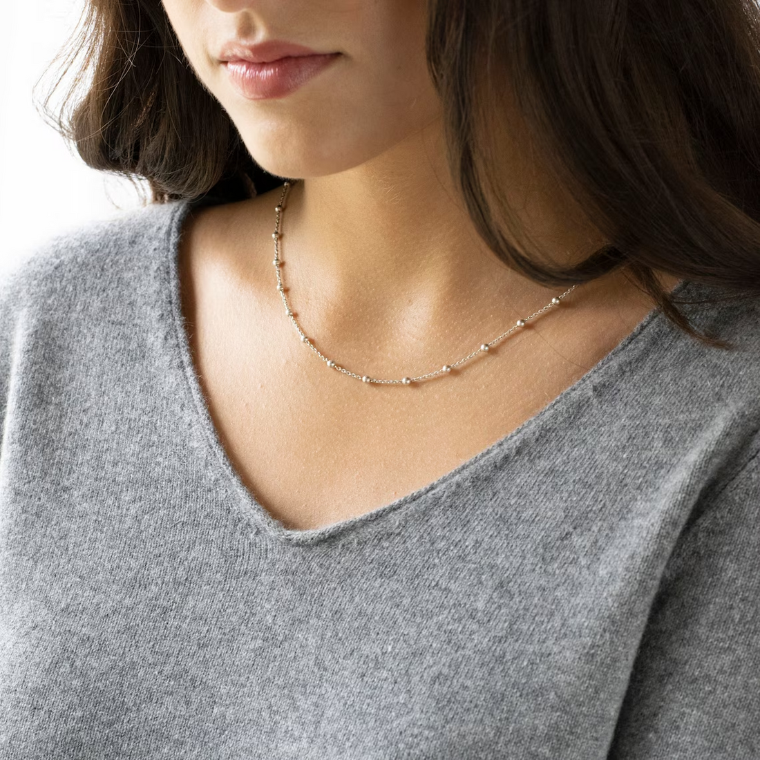 Choker Satellite - Elegante goldene Halskette