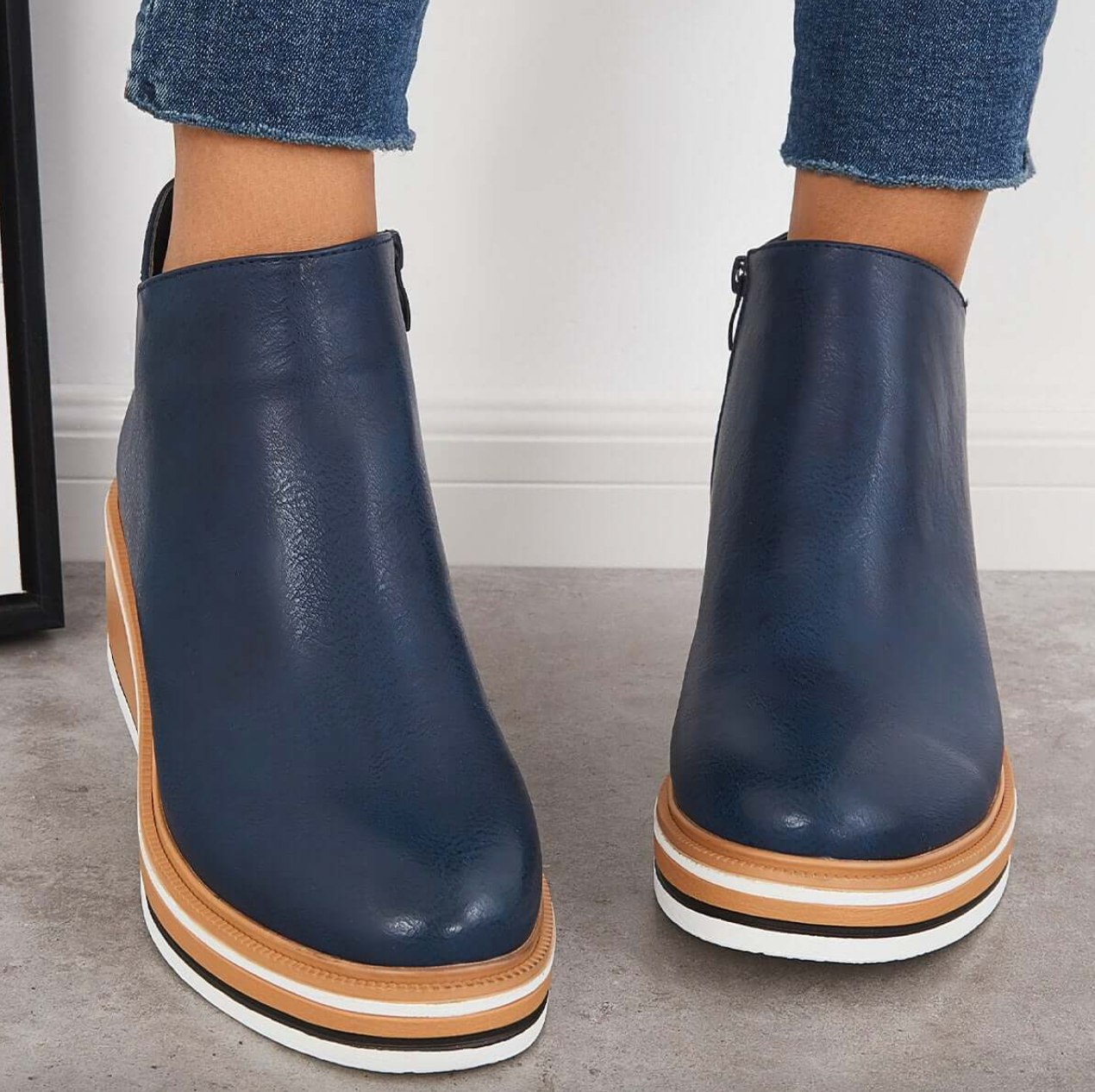 Mari Stella - Freizeitschuhe mit dekorativen Nähten