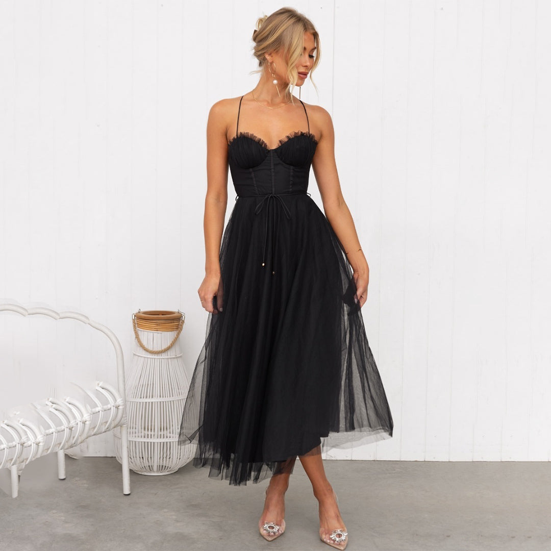 Franca - Modernes, fließendes Midikleid