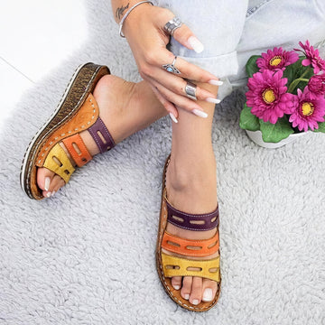 Stella - Sandalen mit Keilabsatz