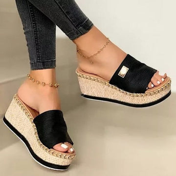 Camila - Plattformsandalen mit Keilabsatz
