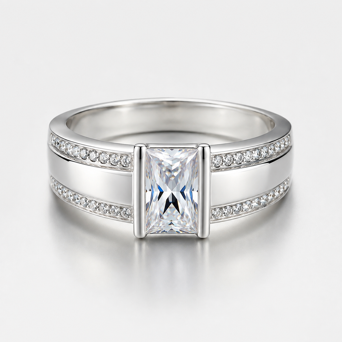 Vivienne – Vintage-Ring mit eingebettetem Kristall