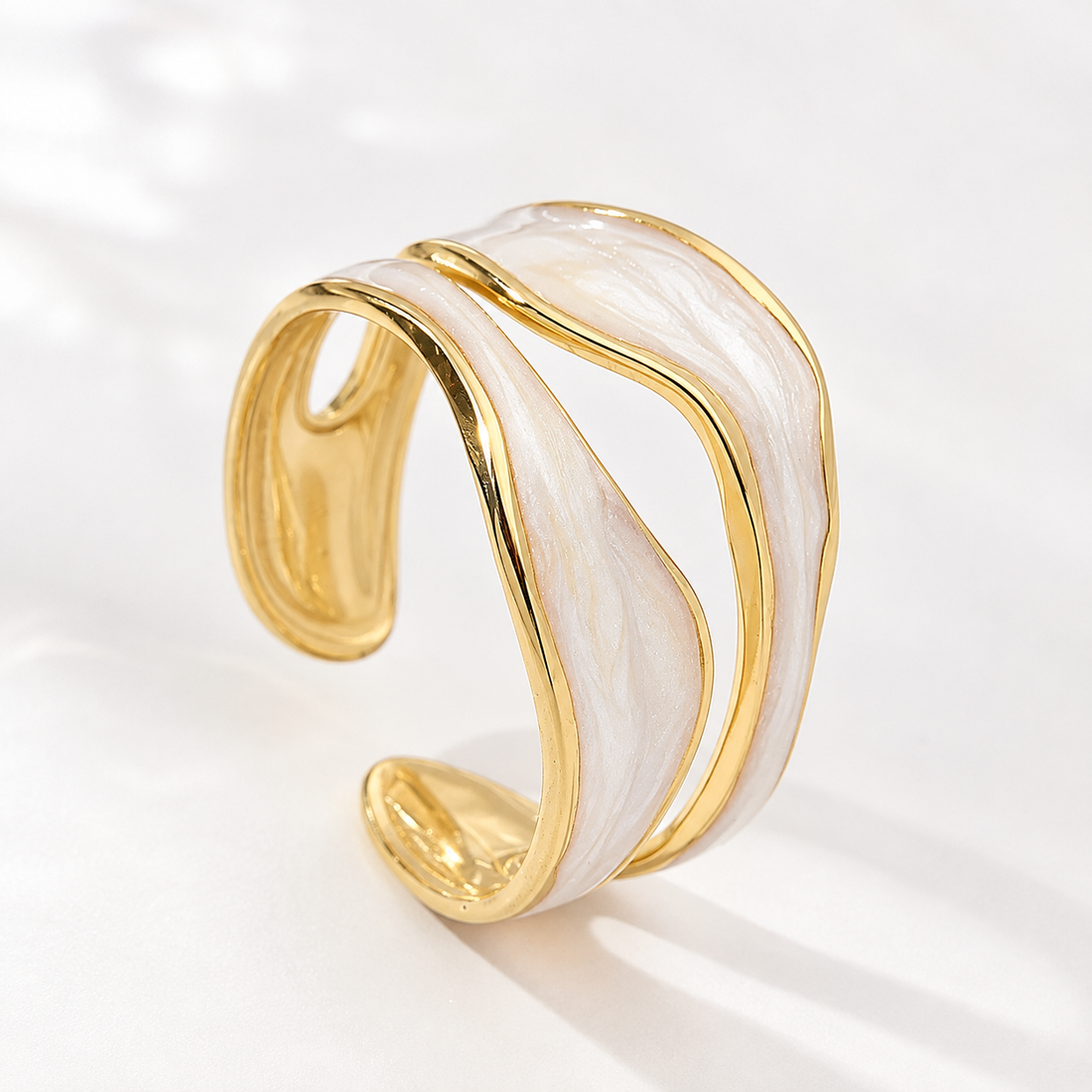 Niana – Vintage-Ring aus hellem Metall