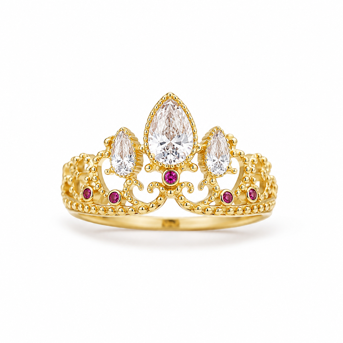 Rapunzel Krone Ring - Der goldene Kronenring von Rapunzel