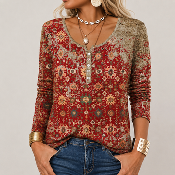Hilde - Stilvoller Pullover mit Aztekenmuster
