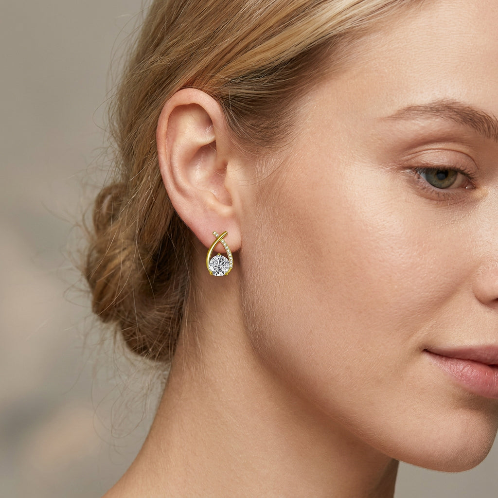 Arielle – Ohrringe aus 18K Gold