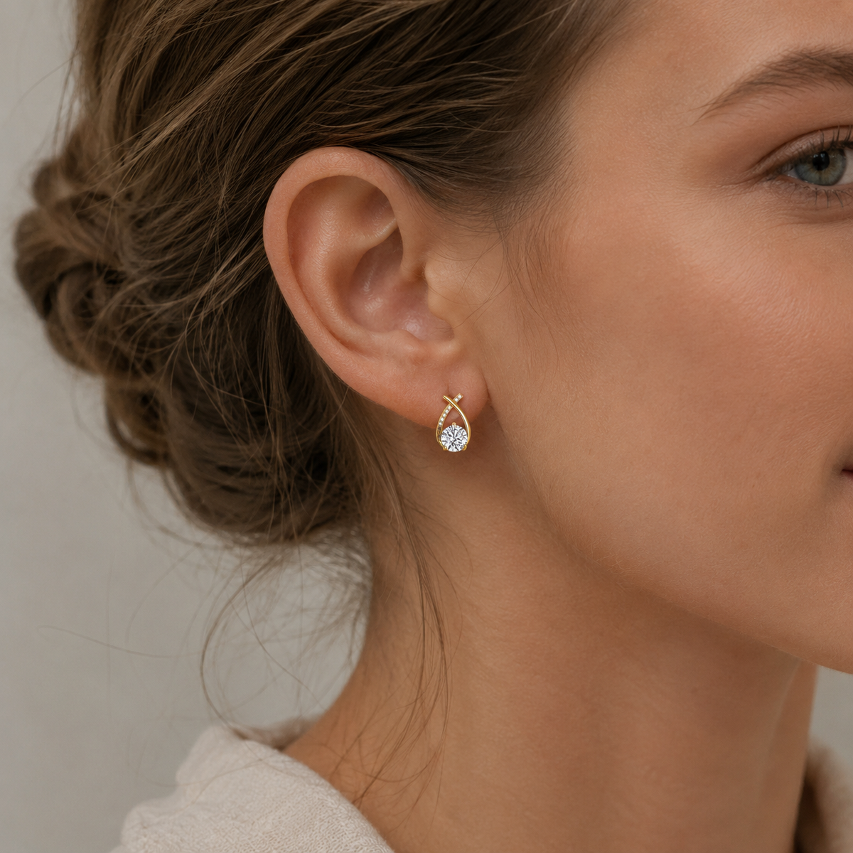 Arielle – Ohrringe aus 18K Gold
