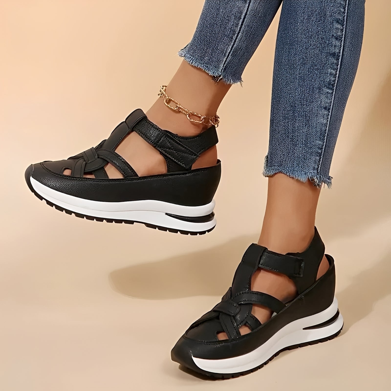 Zuzanna - Legere Keilplattform-Sandalen