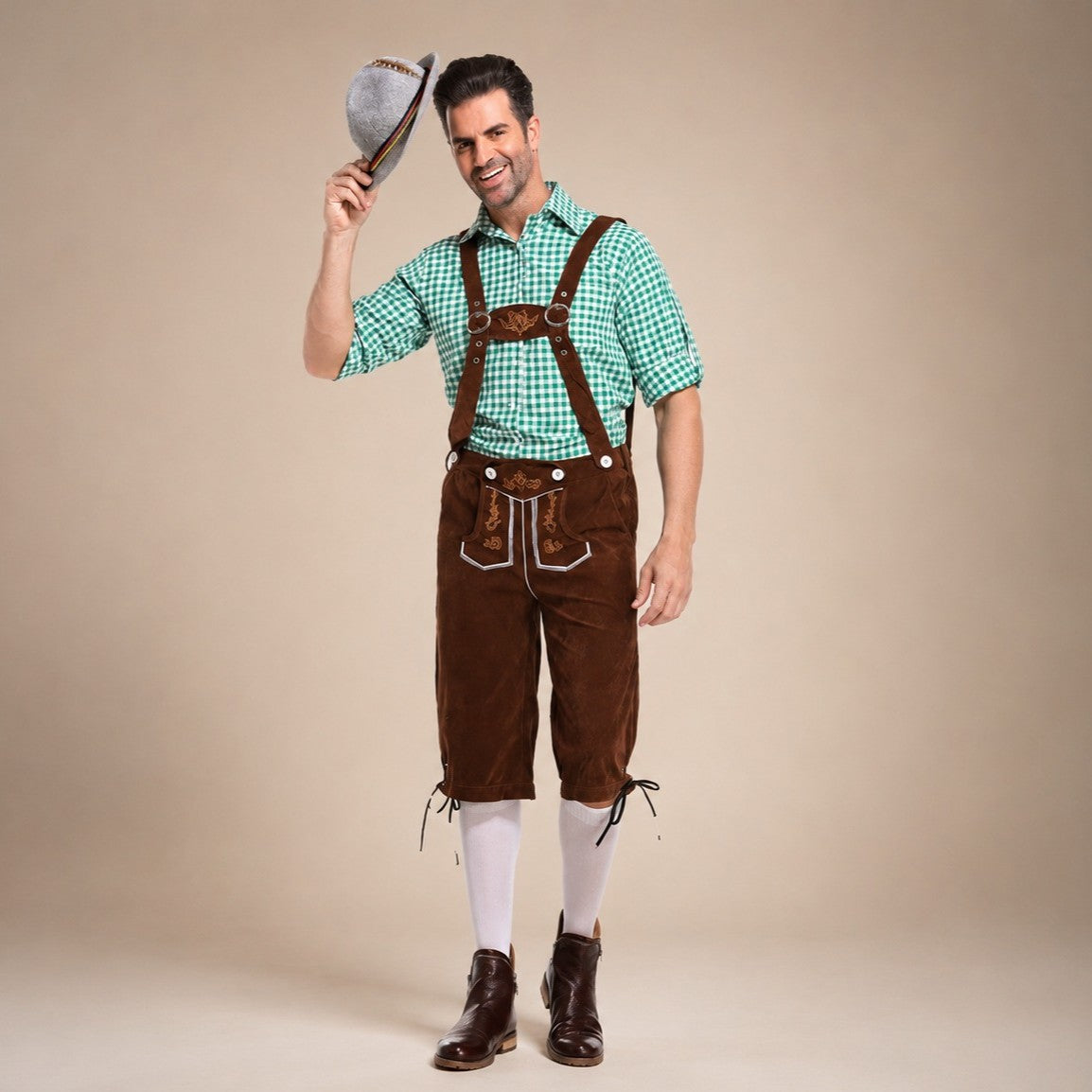 Thomas - Vintage-Oktoberfest-Hosenträger-Set