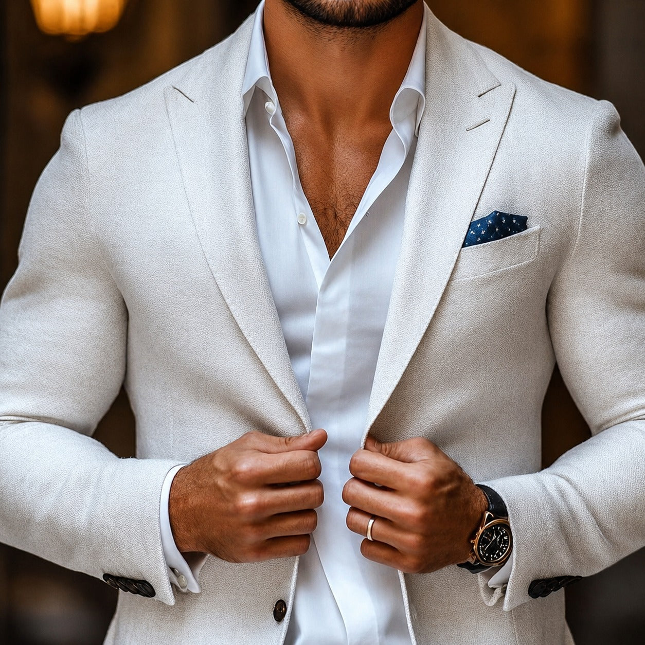Loui - Stilsicherer Blazer mit Revers und zwei Knöpfen
