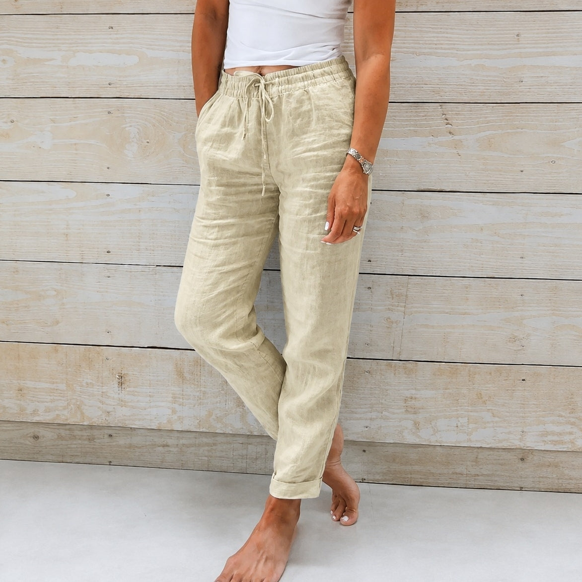 Stacy - Bequeme Damenhose aus luftigem Material