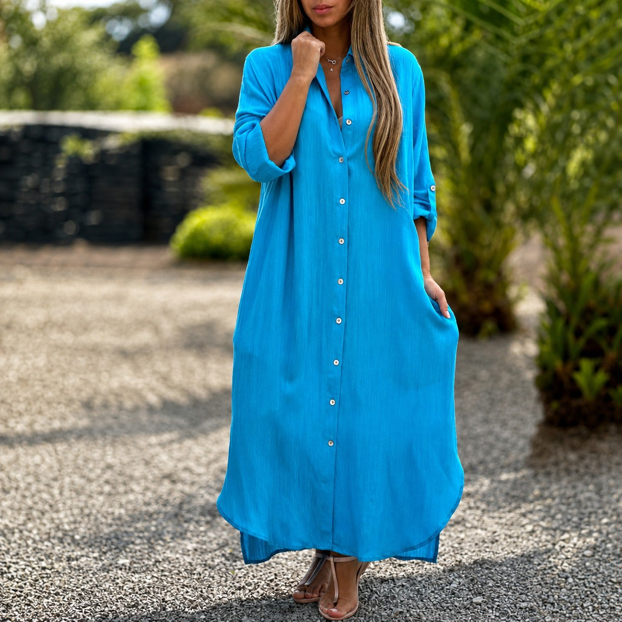 Sharon - Bequemes Weites Kleid