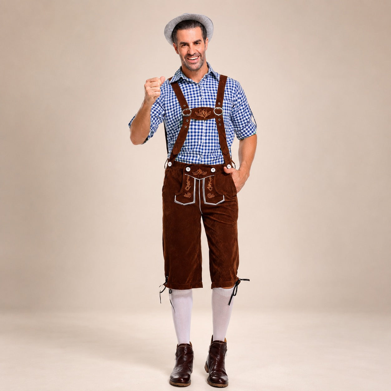 Thomas - Vintage-Oktoberfest-Hosenträger-Set