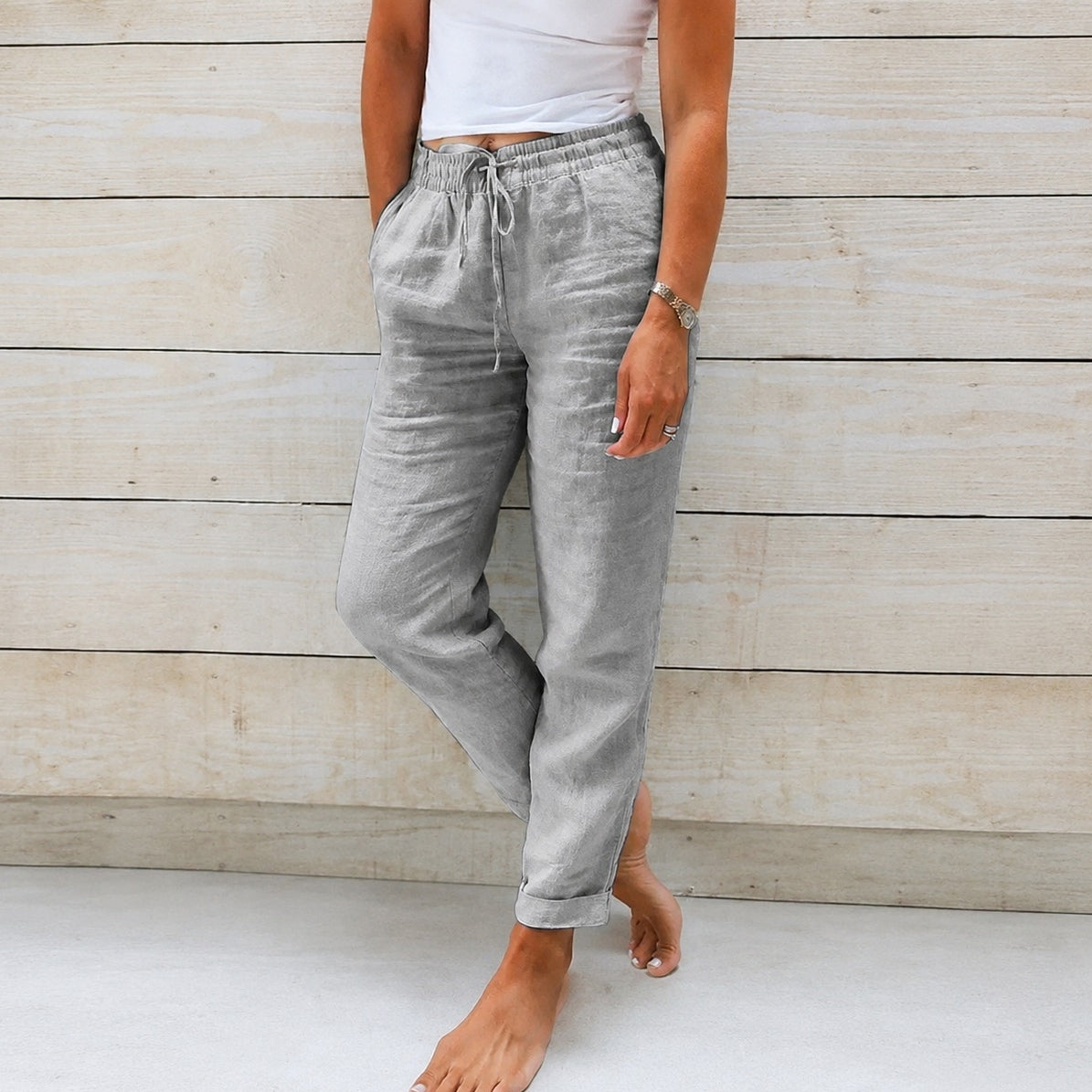 Stacy - Bequeme Damenhose aus luftigem Material