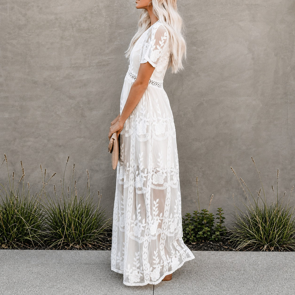 Alison - Schickes Maxikleid aus Chiffon
