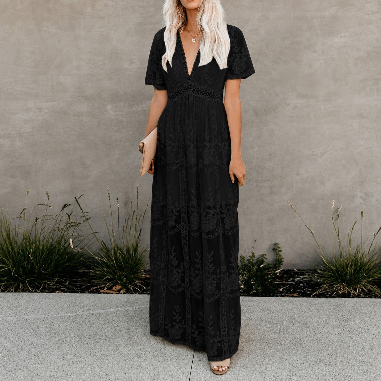 Alison - Schickes Maxikleid aus Chiffon