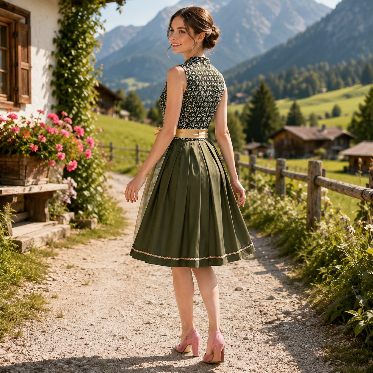 Pamela - Schickes Dirndl für das Oktoberfest