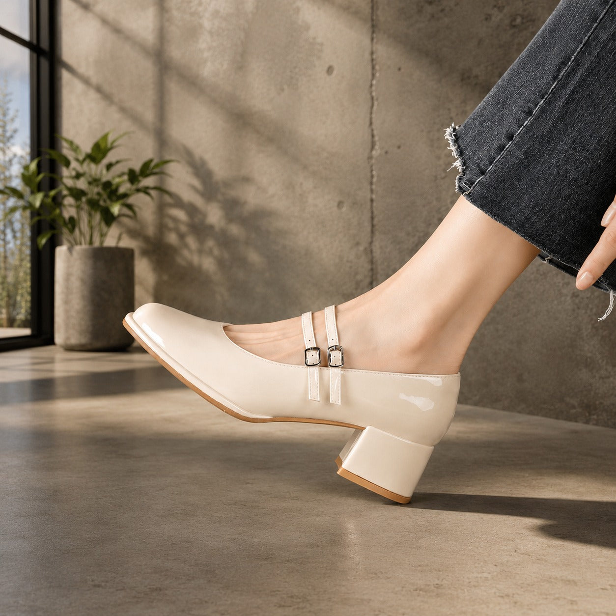 Curtis - Premium Sandalen mit Blockabsatz