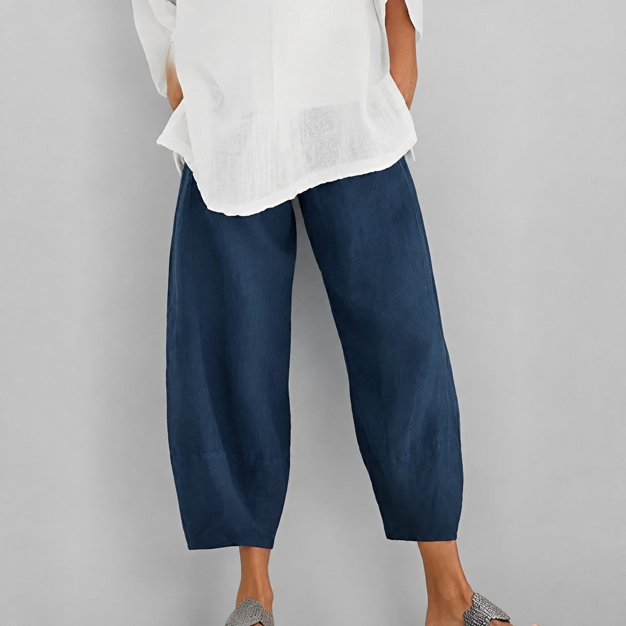 Alethea - Komfortable, weit geschnittene Sommerhose