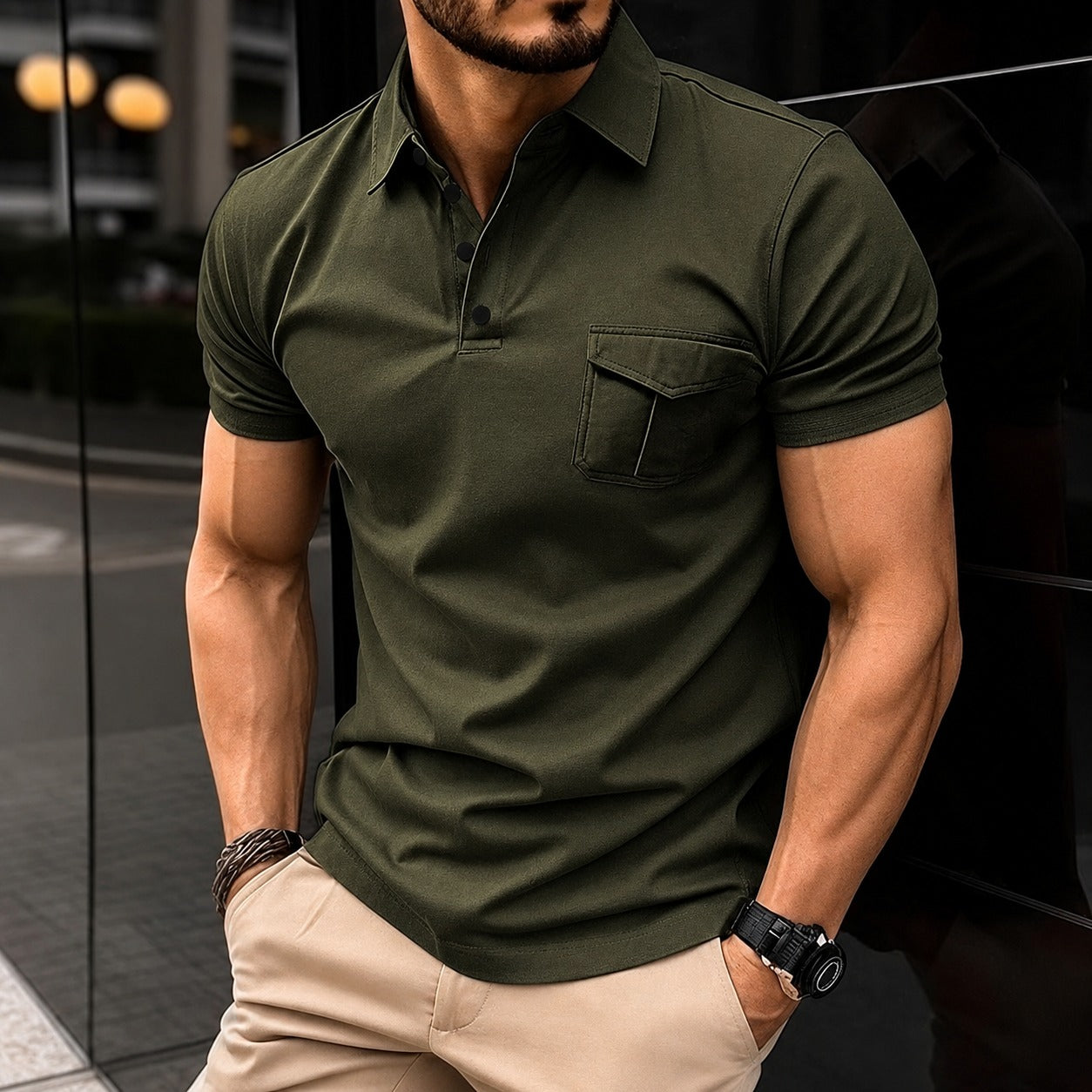 Jayden - Elegantes Figurbetontes Polohemd
