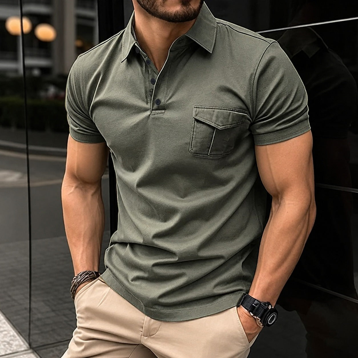 Jayden - Elegantes Figurbetontes Polohemd