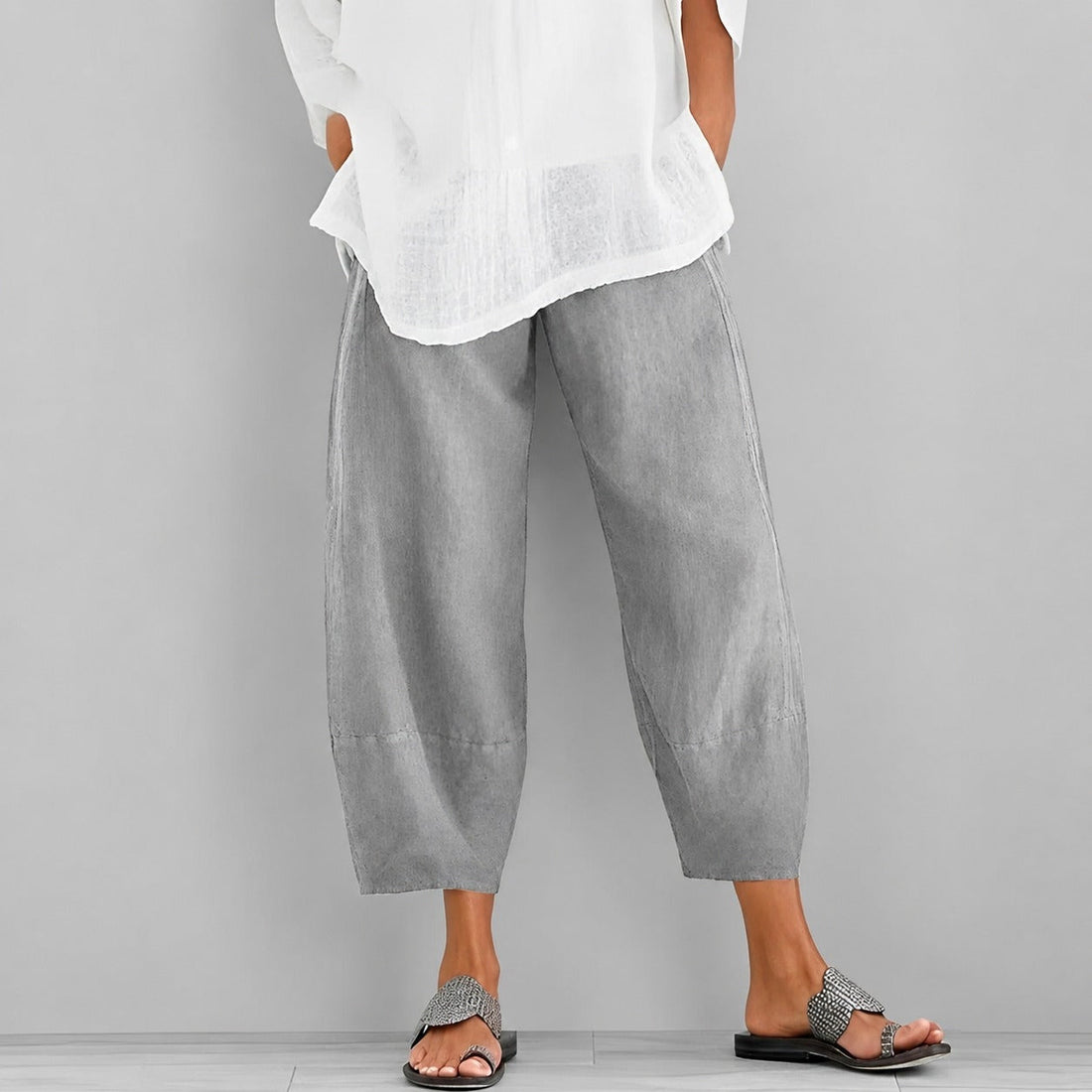 Alethea - Komfortable, weit geschnittene Sommerhose