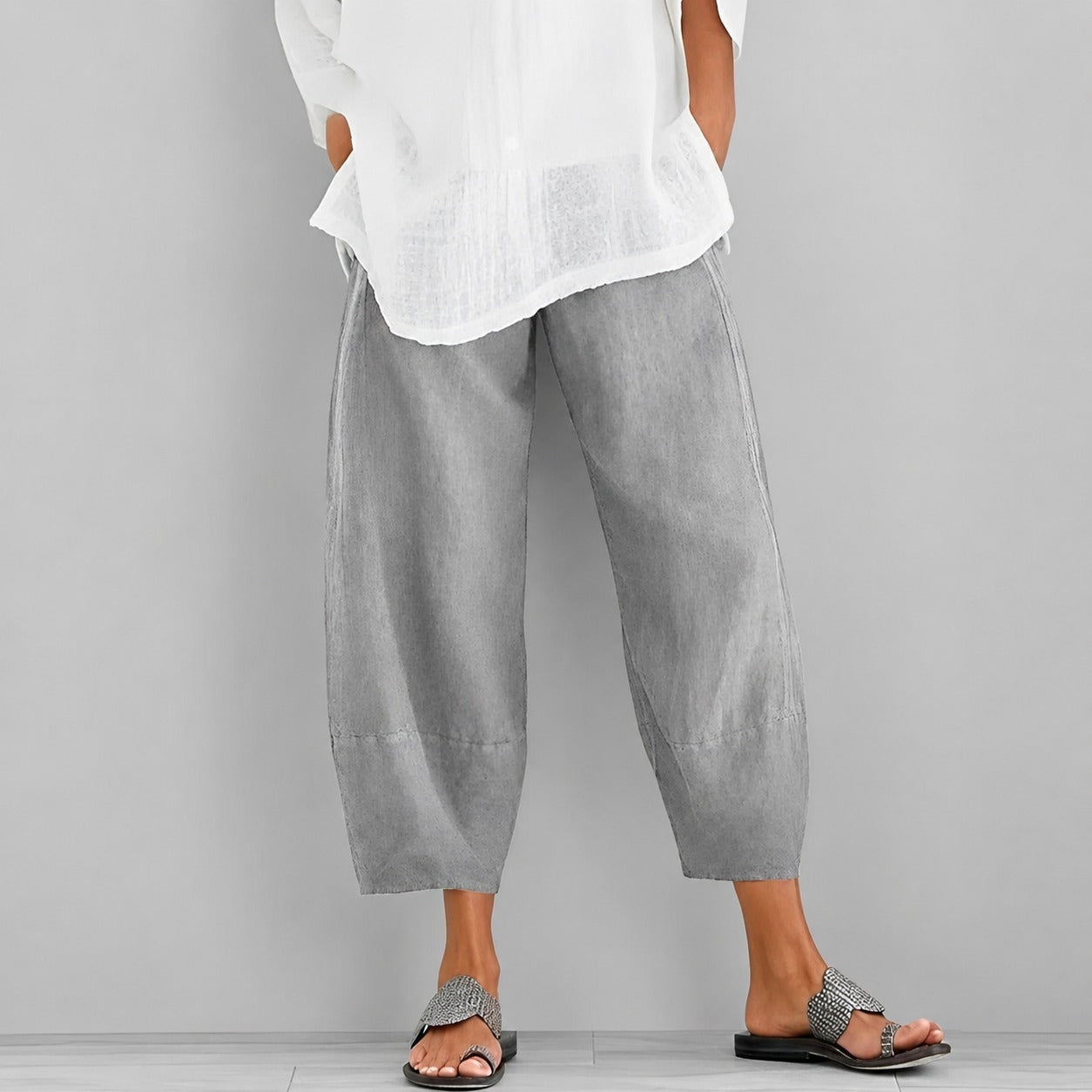 Alethea - Komfortable, weit geschnittene Sommerhose