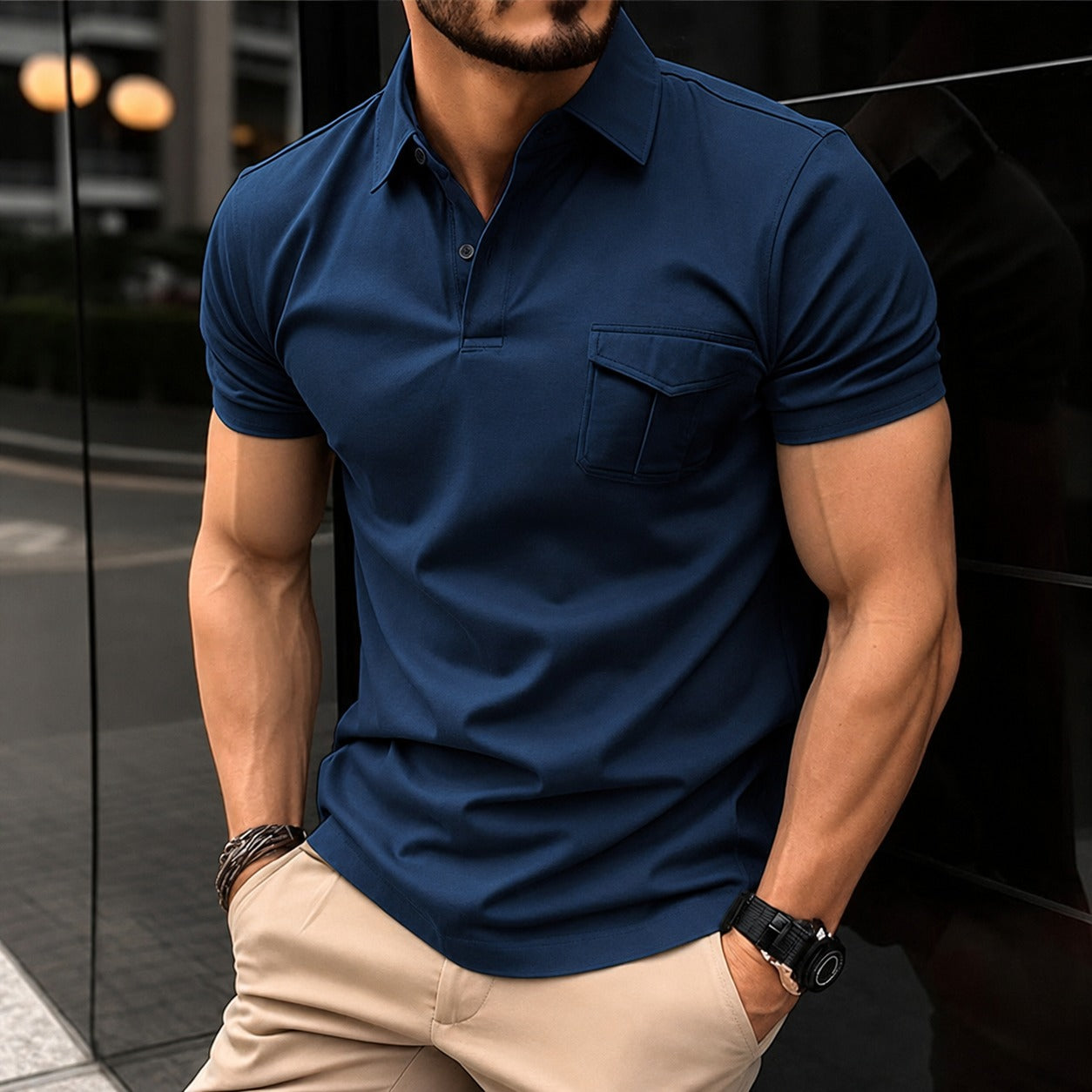 Jayden - Elegantes Figurbetontes Polohemd