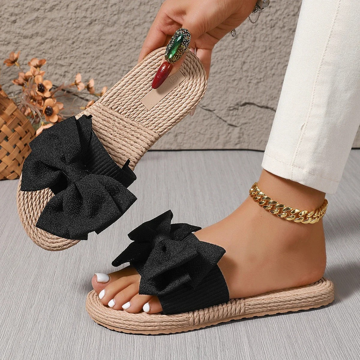 Cecil - Schicke Sandalen mit Schleife