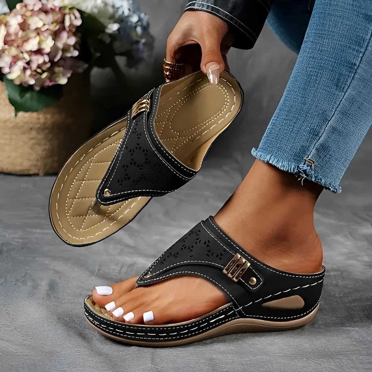 Marcel - Modische Keilsandalen