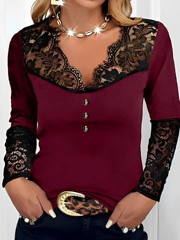 Rachael - Elegante Bluse mit langen Ärmeln