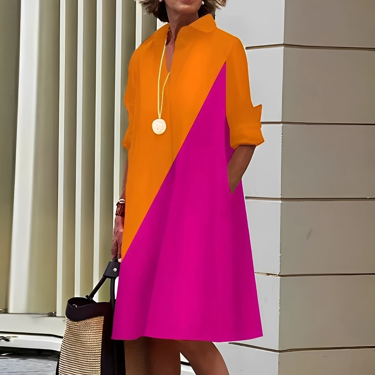 Alissa - Komfortables und lässiges Midikleid für Damen