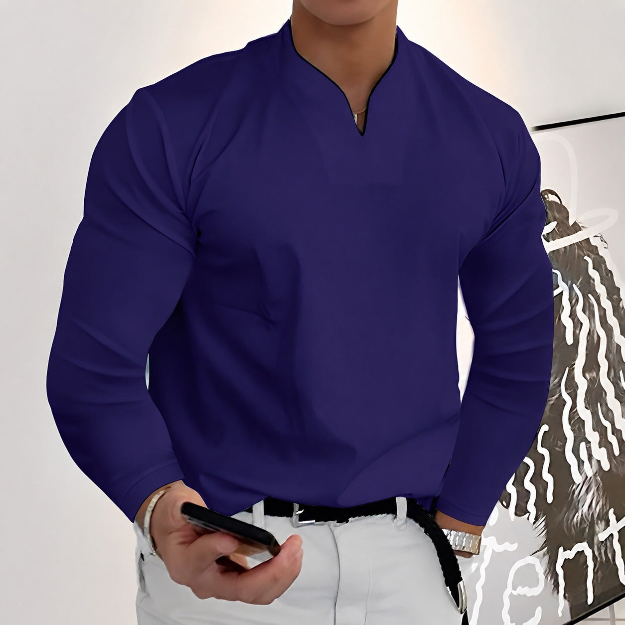 Corentin - Elegantes Herrenhemd mit langen Ärmeln