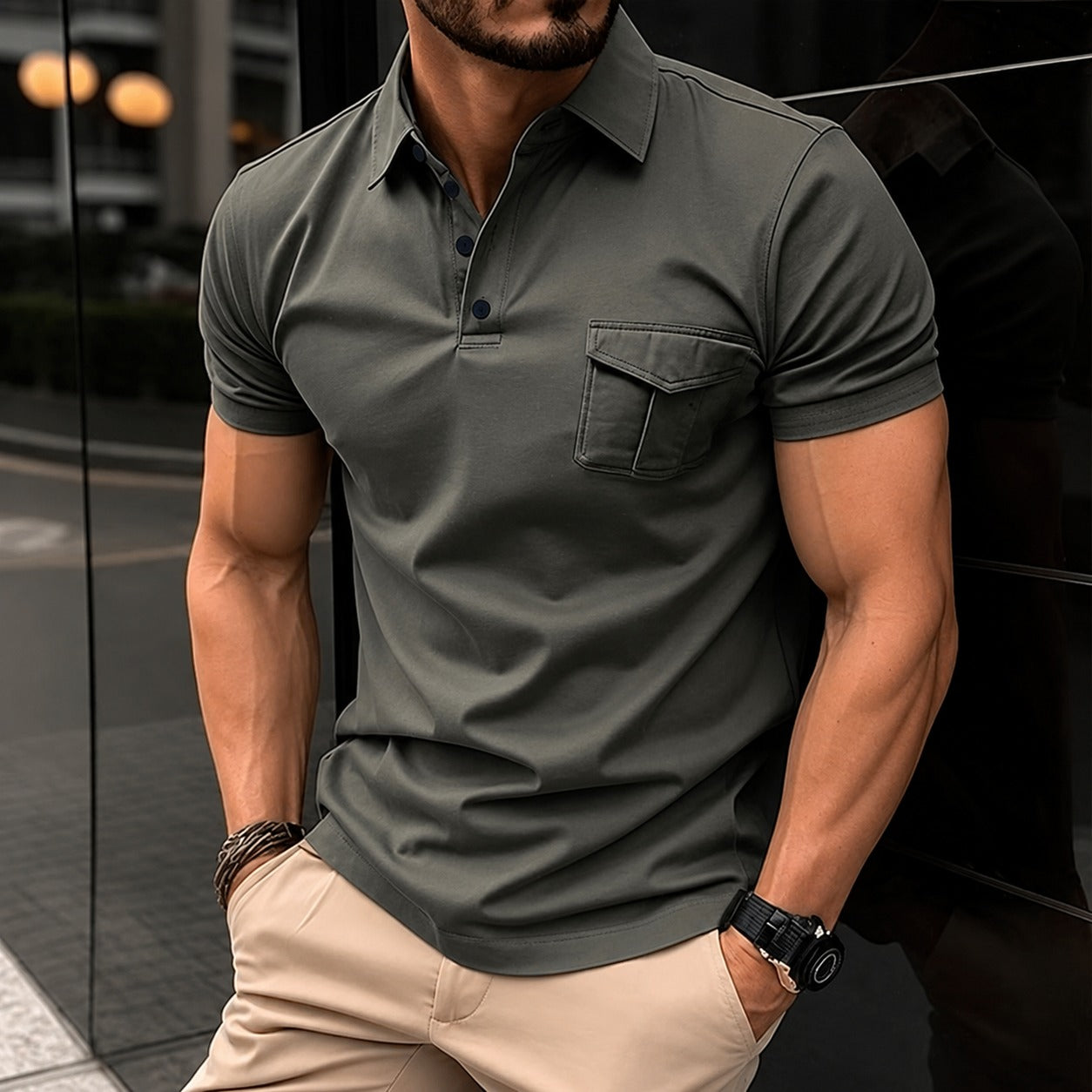 Jayden - Elegantes Figurbetontes Polohemd