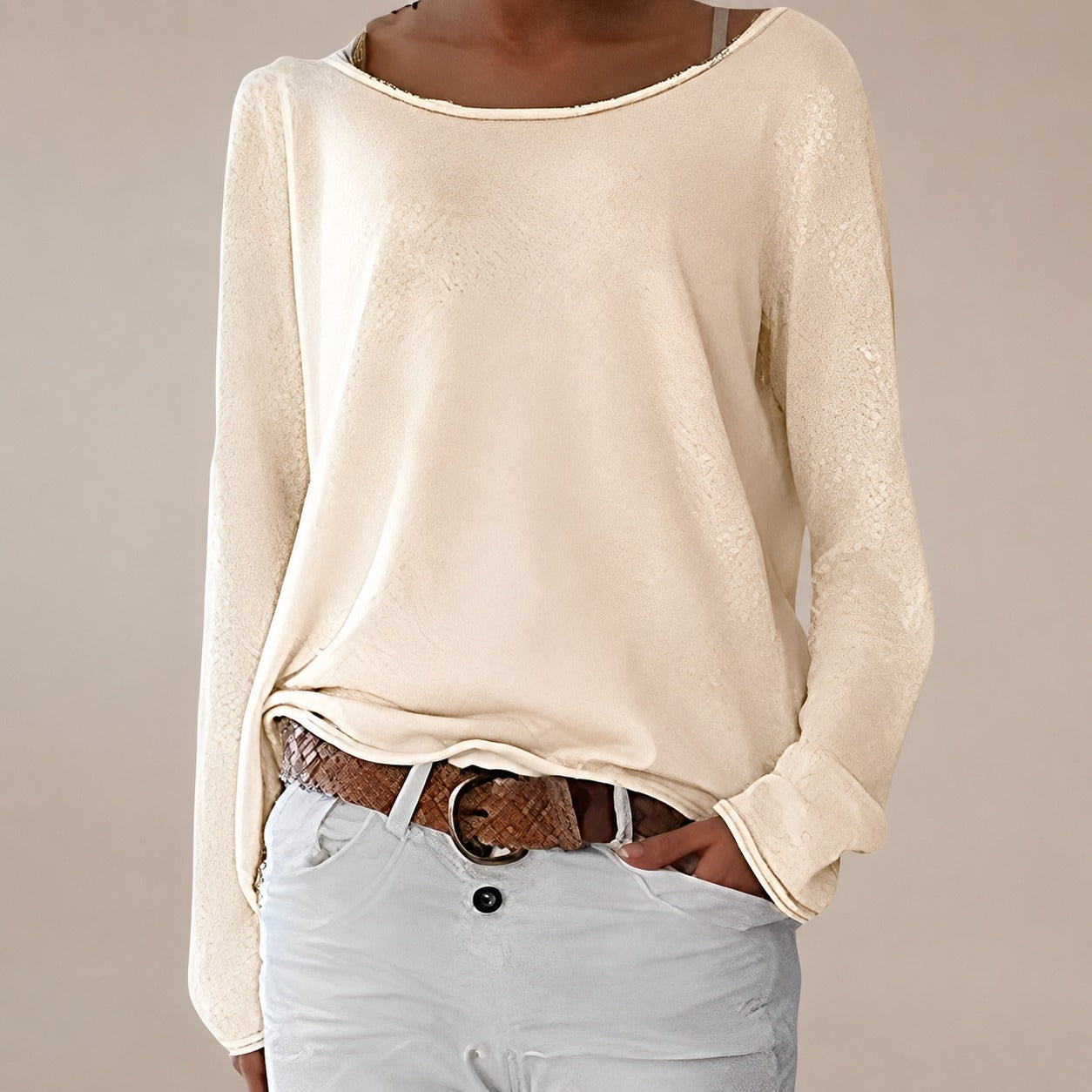 Alexa - Leichter Rundhals-Pullover