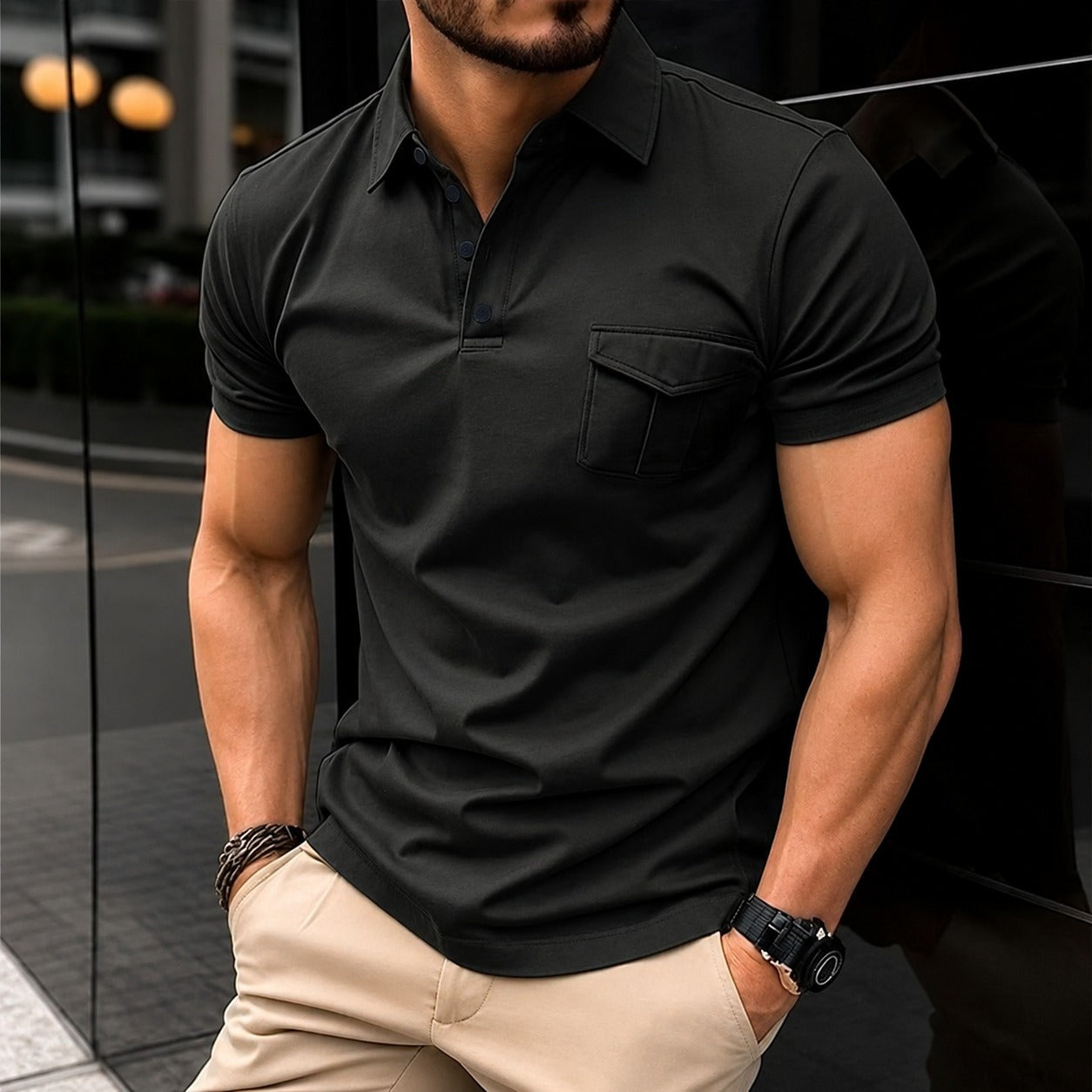 Jayden - Elegantes Figurbetontes Polohemd