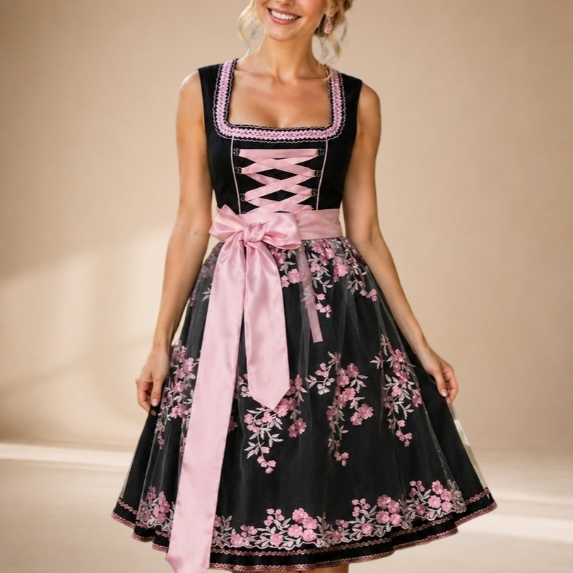 Rayaan - Stilvolles ärmelloses Oktoberfest-Dirndl
