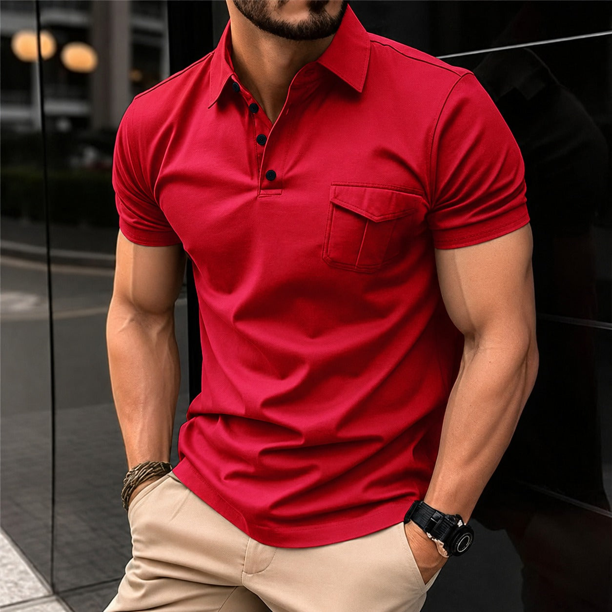 Jayden - Elegantes Figurbetontes Polohemd