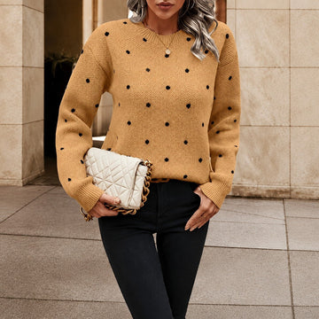 Karly - Damenpullover mit Punktedesign