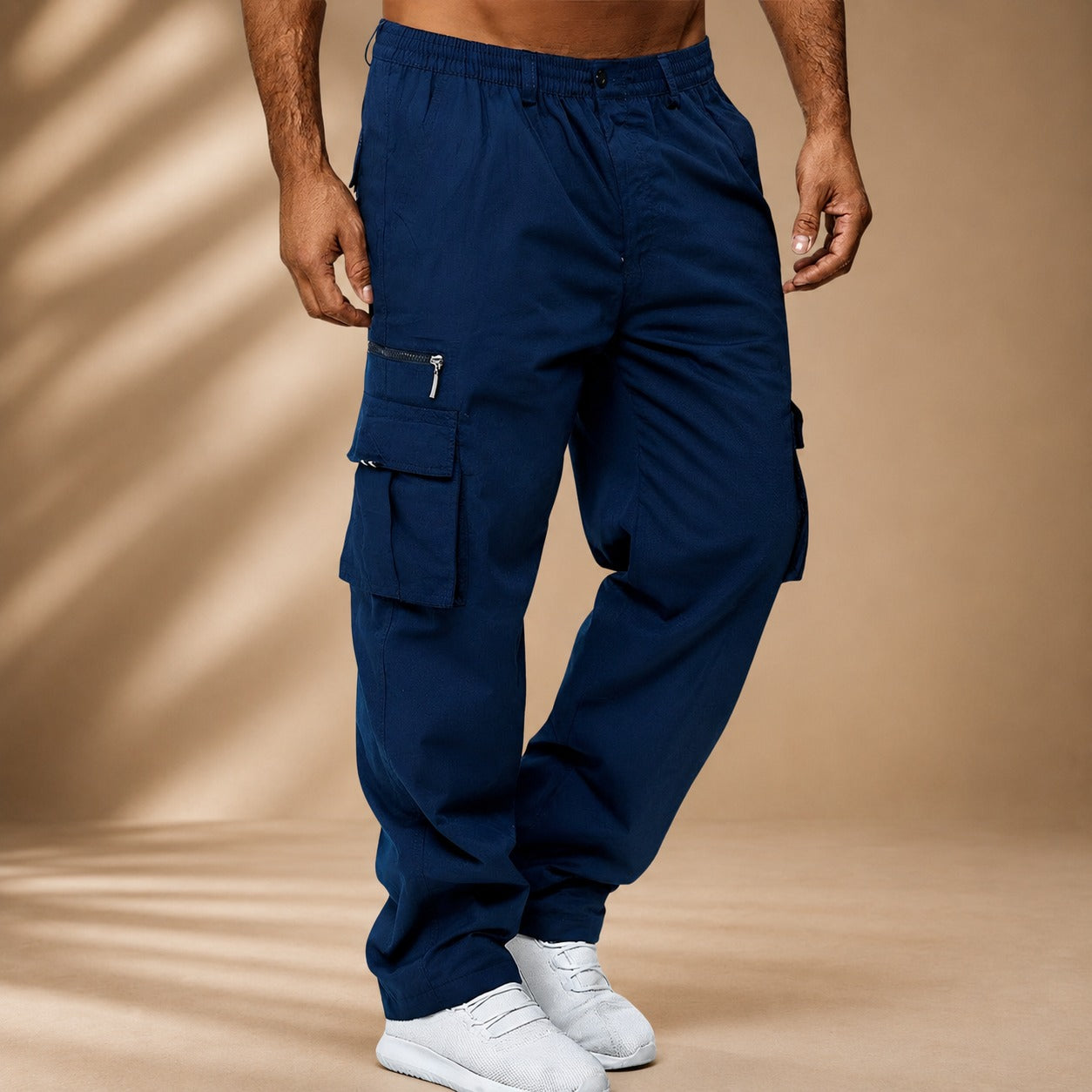 Brody - Bequem sitzende, lockere Cargo-Hosen
