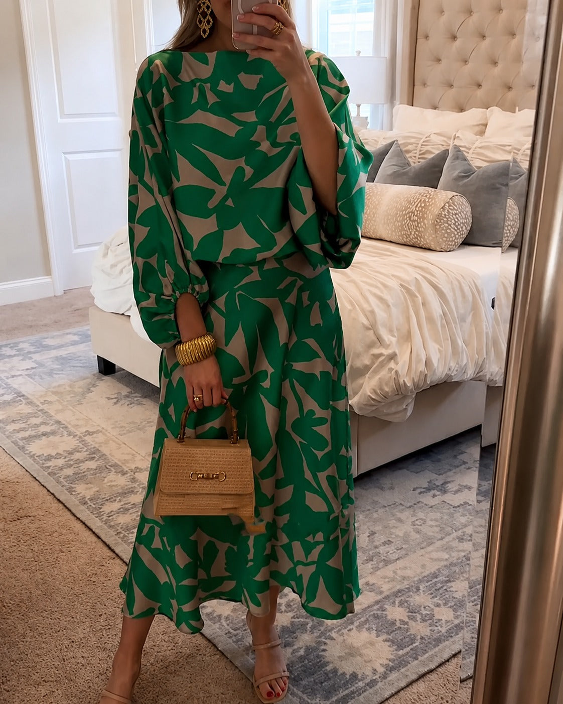 Leanne - Stilvolles Kleid mit Puffärmeln