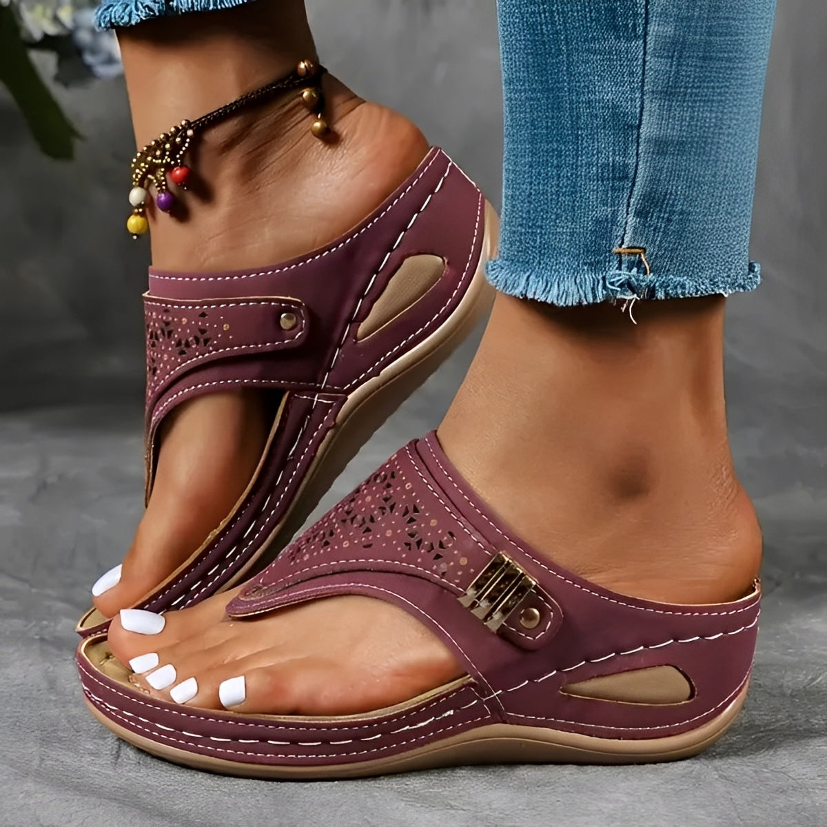Marcel - Modische Keilsandalen