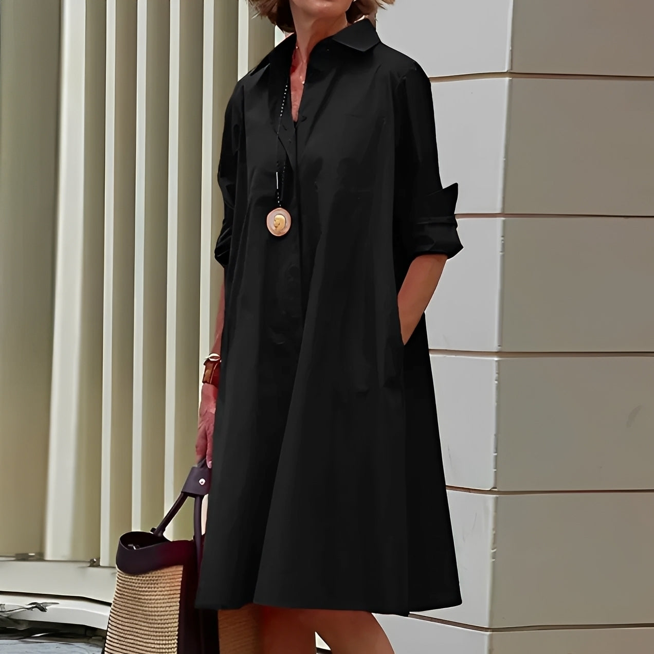 Alissa - Komfortables und lässiges Midikleid für Damen