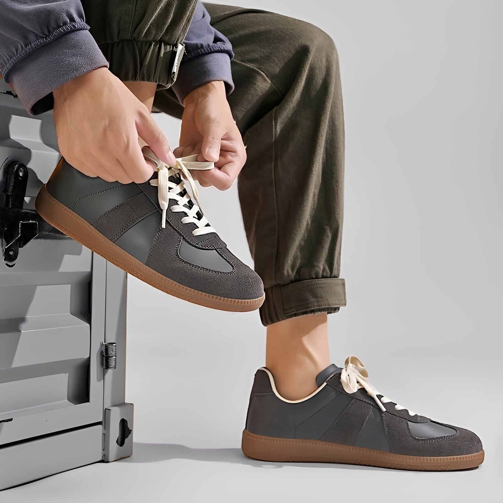 Gino - Komfortable Herrensneaker mit einer weichen, dicken Sohle